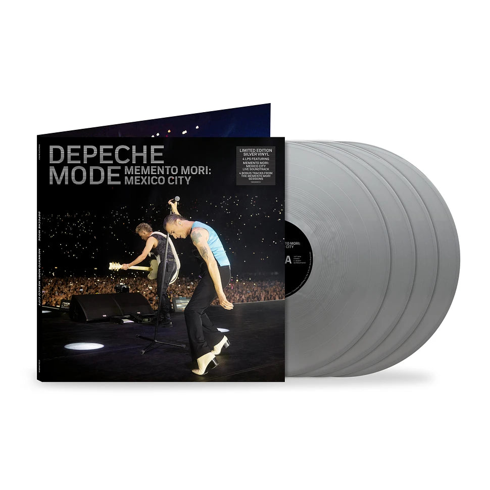 DEPECHE MODE - MEMENTO MORI: MEXICO CITY (4LP set - limited silver vinyl) (pre-order 05/12/2025)