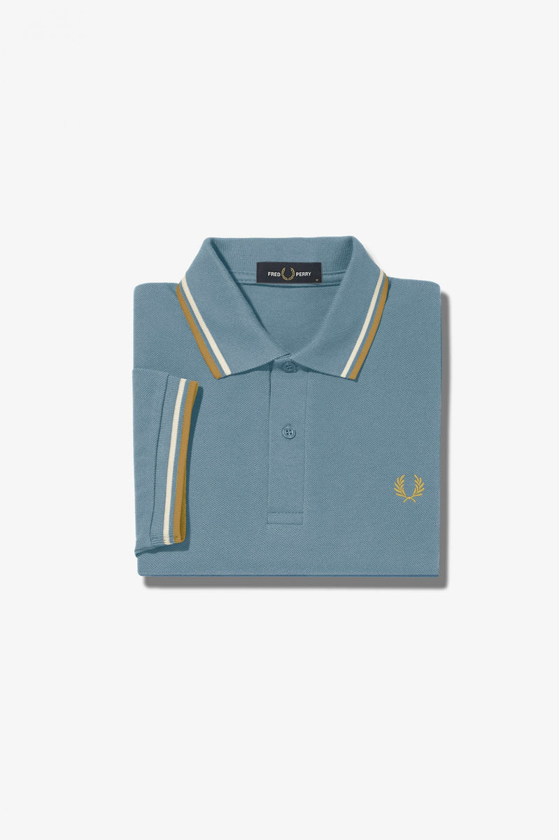 fred perry collarless polo