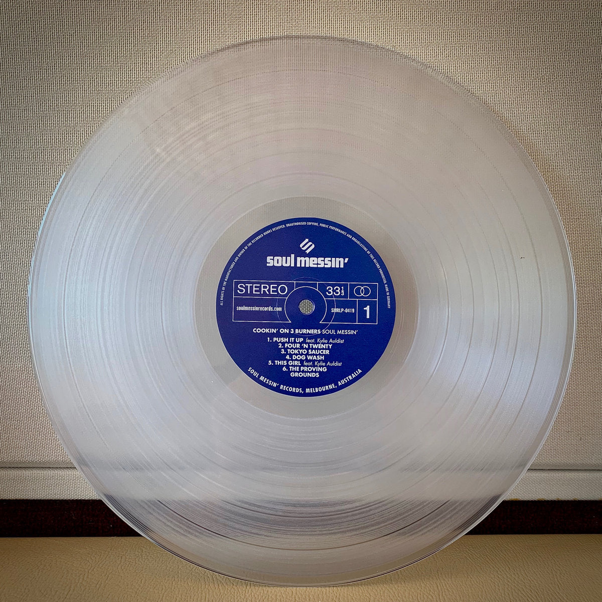 COOKIN' ON 3 BURNERS - SOUL MESSIN' (10 Year Anniversary Edition / Clear Vinyl)