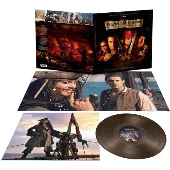BADELT, KLAUS - PIRATES OF THE CARIBBEAN: THE CURSE OF THE BLACK PEARL (limited coloured vinyl LP)