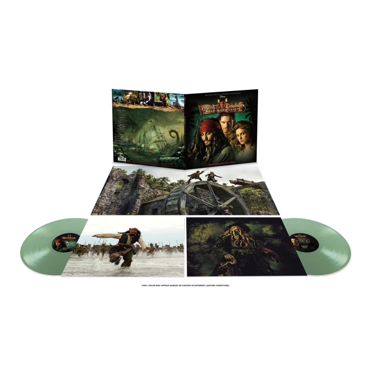 HANS ZIMMER -  PIRATES OF THE CARIBBEAN: Dead Man's Chest (Translucent Green 2LP)(pre-order 02/10/2026)