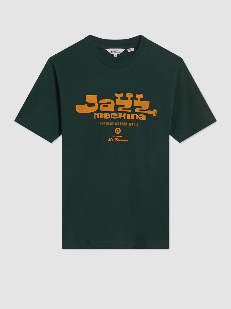 Ben Sherman Jazz Machine T-Shirt - Dark Green