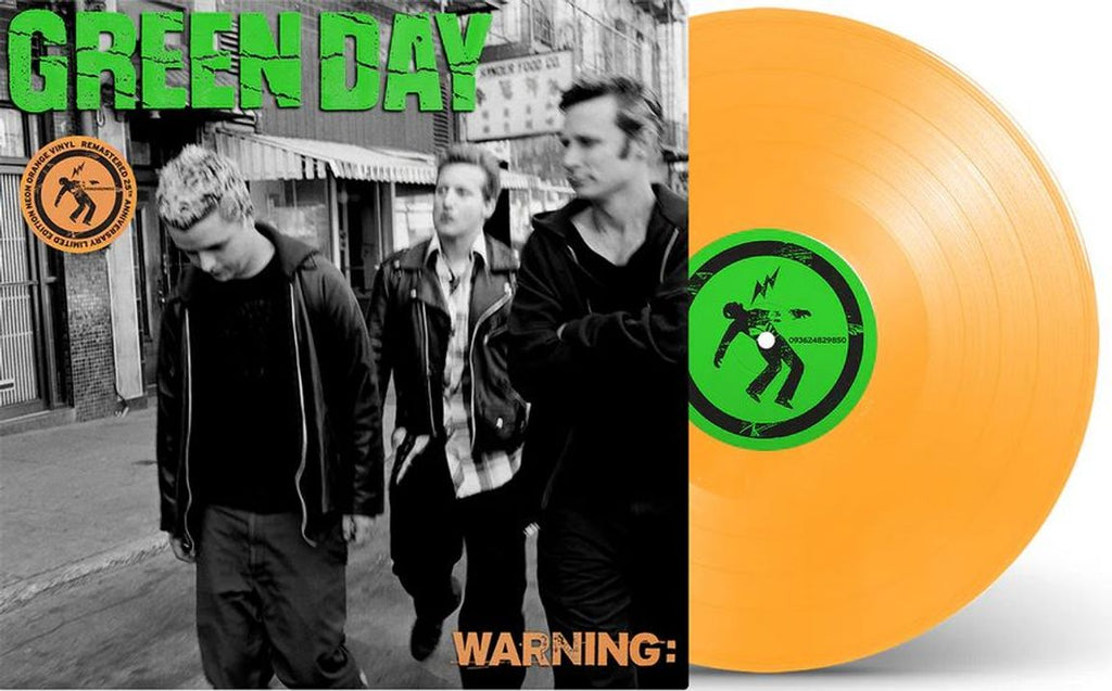 GREEN DAY - WARNING (limited Coloured Orange vinyl)
