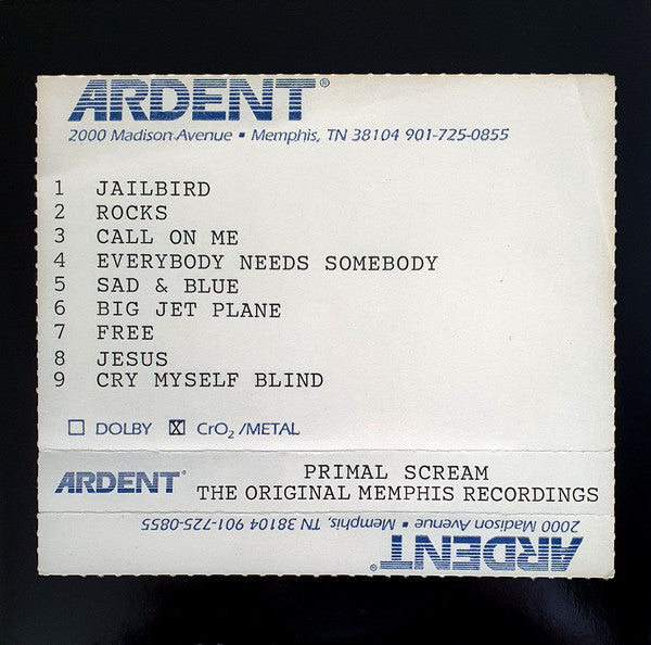 PRIMAL SCREAM - GIVE OUT, BUT DON'T GIVE UP: THE ORIGINAL MEMPHIS RECORDINGS