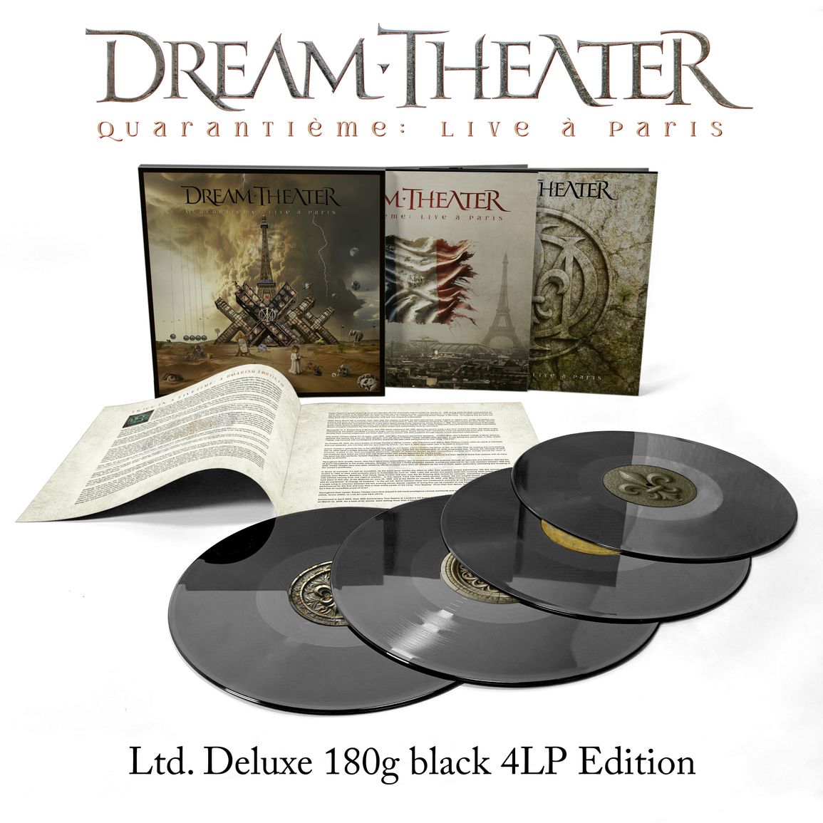 DREAM THEATER - QUARANTIÈME: LIVE À PARIS (4LP Box)
