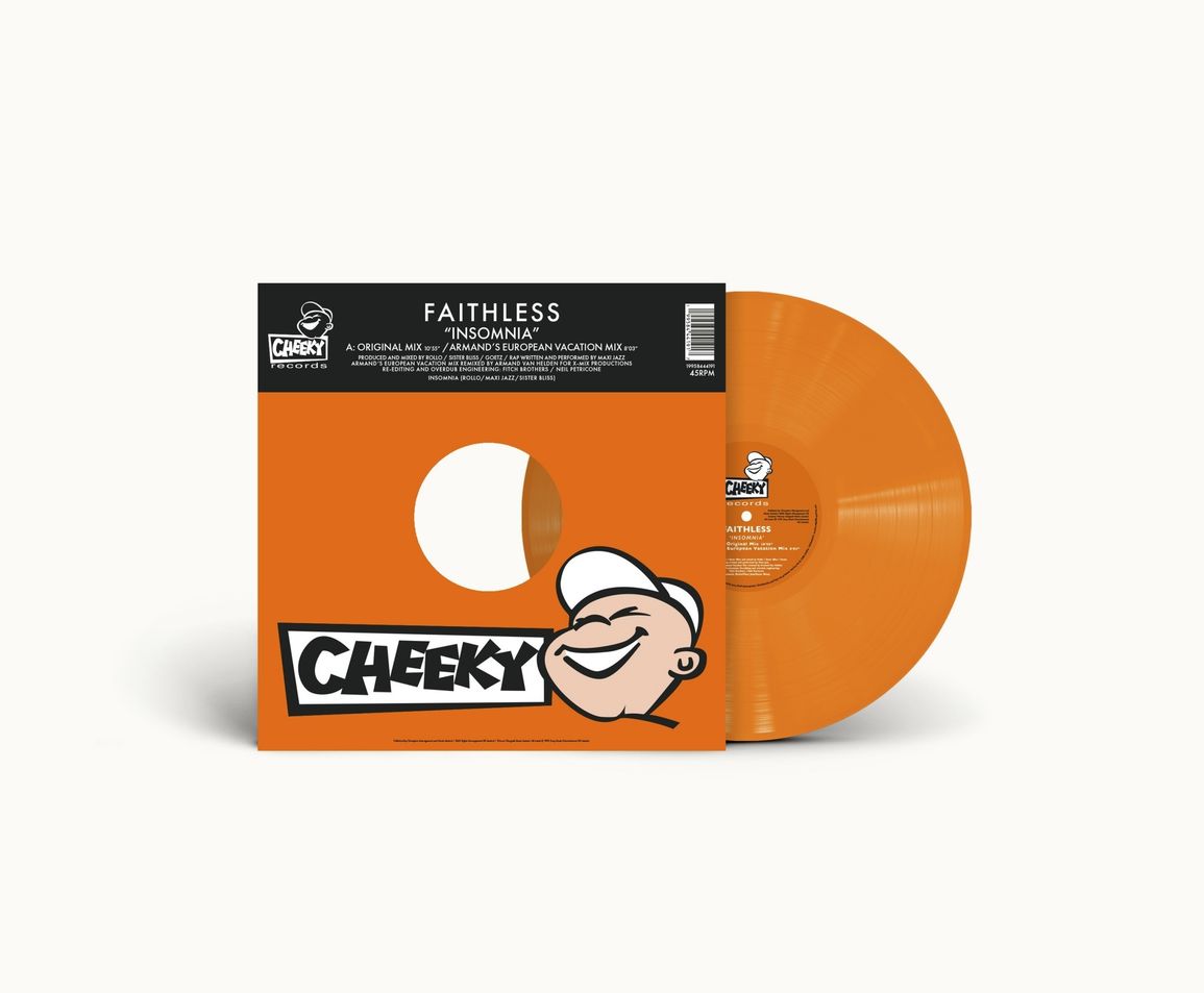 FAITHLESS - INSOMNIA (limited Orange coloured vinyl)