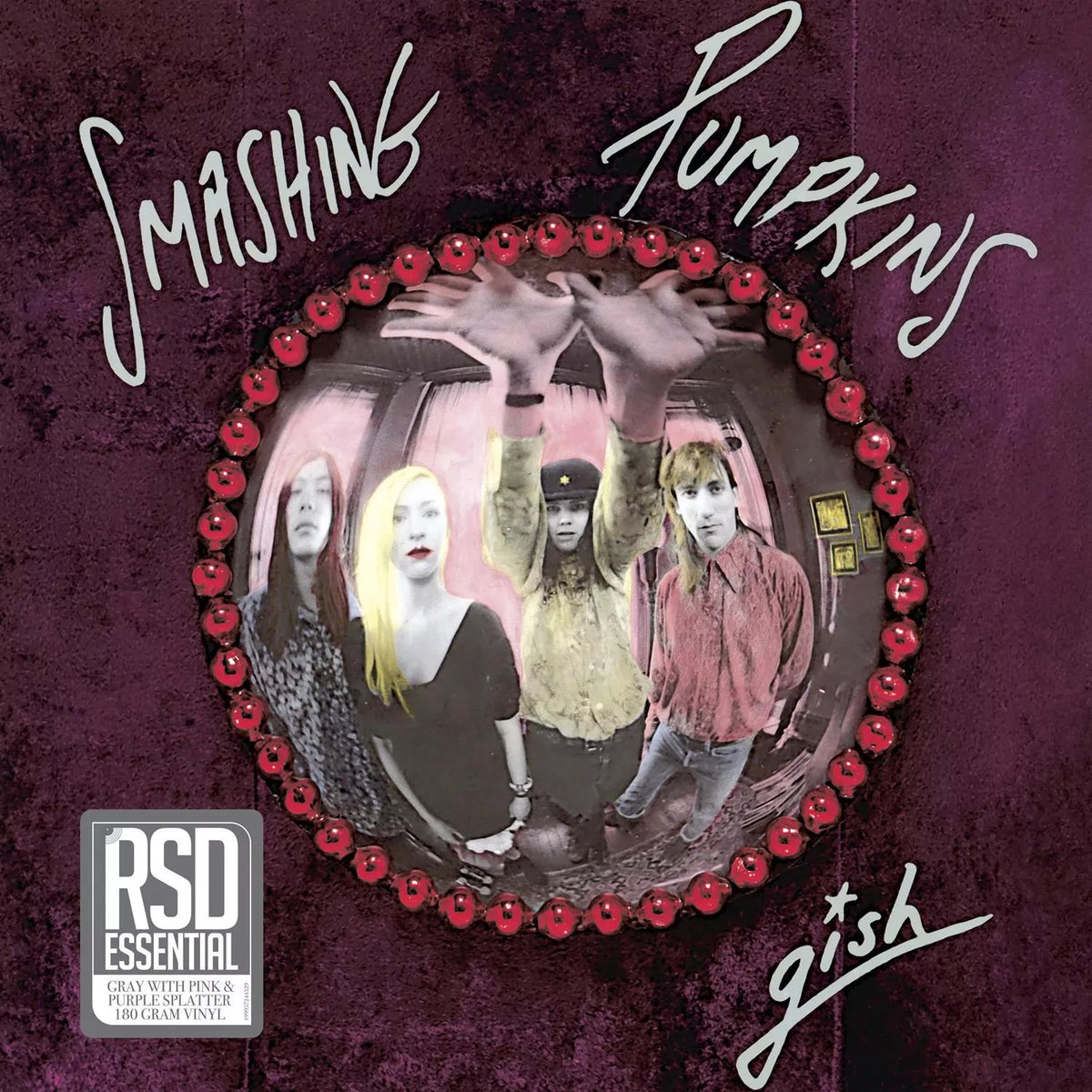 SMASHING PUMPKINS - GISH (30th anniversary edition Grey with pink and purple splatter)