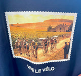 Vive Le Vélo T-shirt "Groeten ui Frankrijk" - French Navy