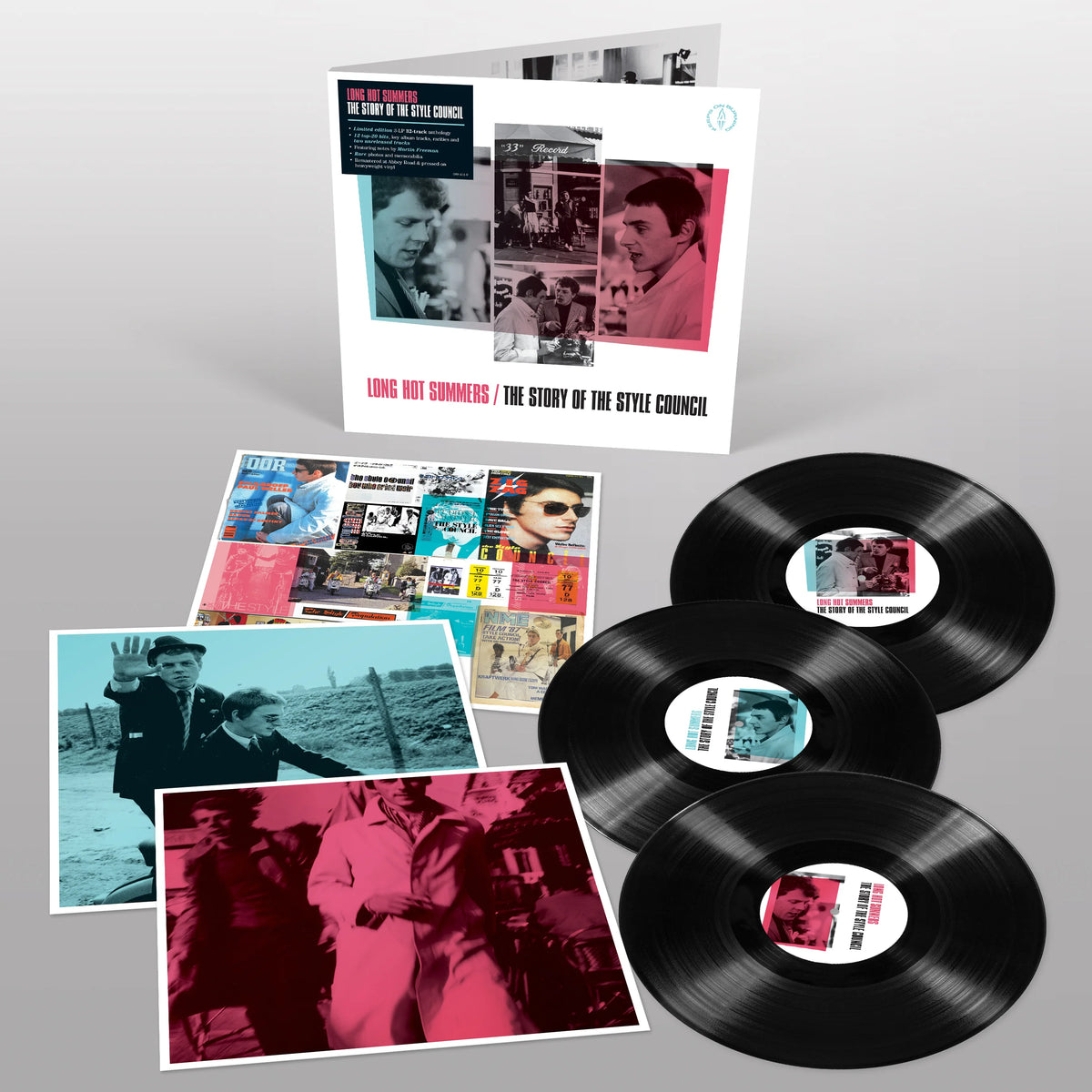 STYLE COUNCIL - LONG HOT SUMMERS: THE STORY OF THE STYLE COUNCIL (3LP High Quality, Gatefold Sleeve Best of)