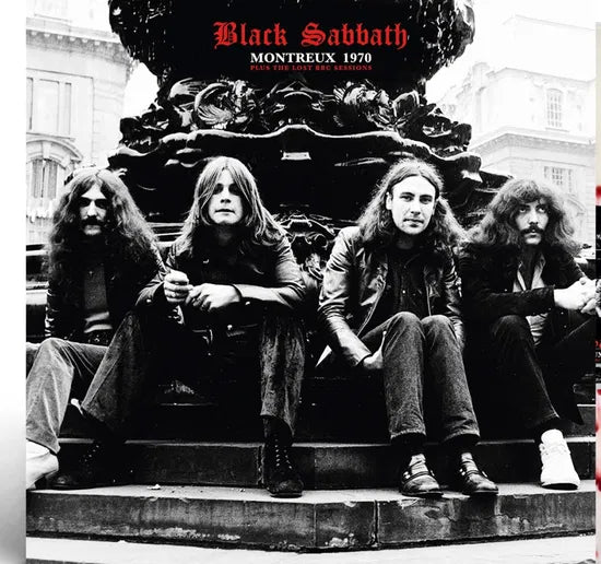 BLACK SABBATH - MONTREUX 1970 (Clear White / Red Splatter Vinyl 2LP)