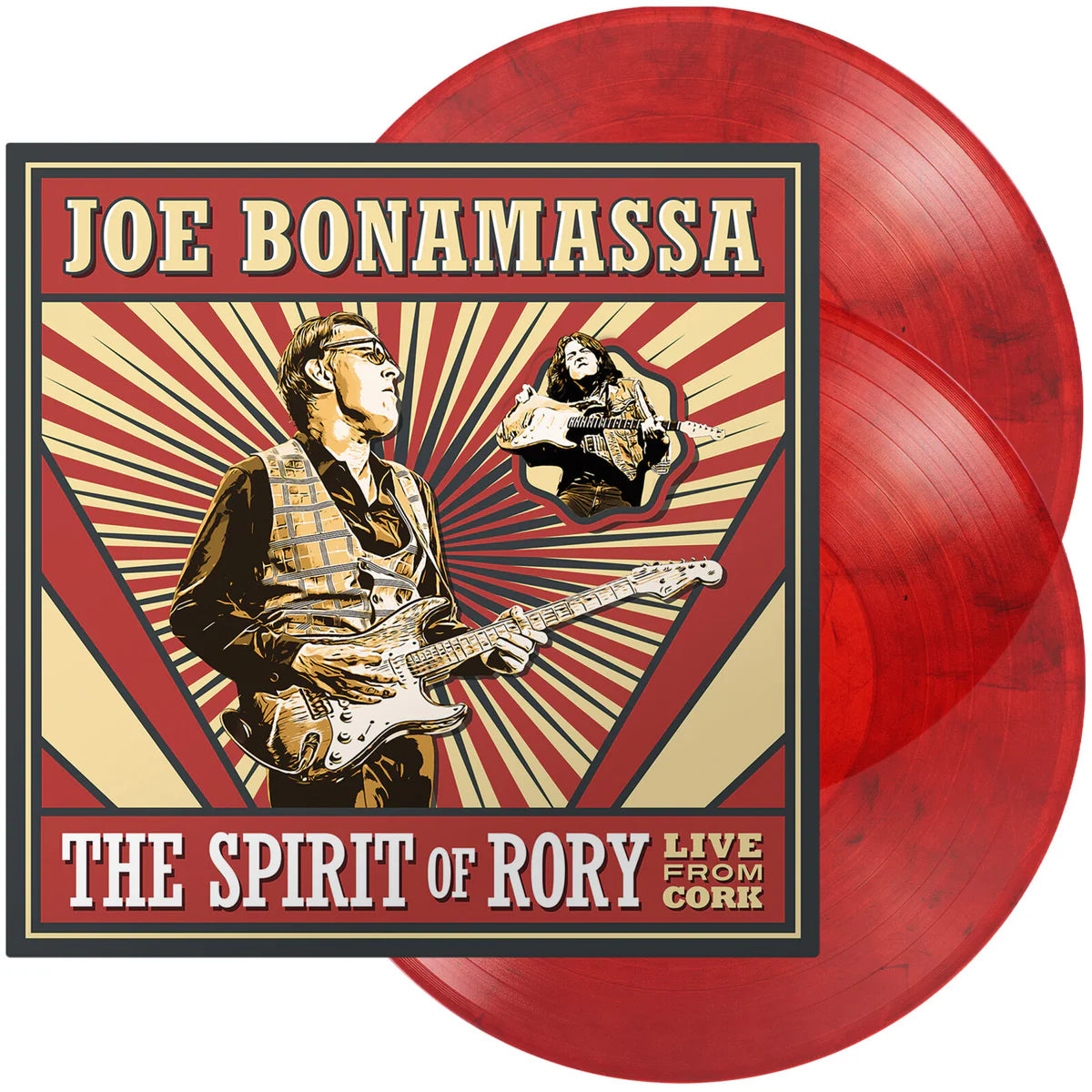 BONAMASSA, JOE - THE SPIRIT OF RORY - LIVE FROM CORK (ltd coloured red vinyl)