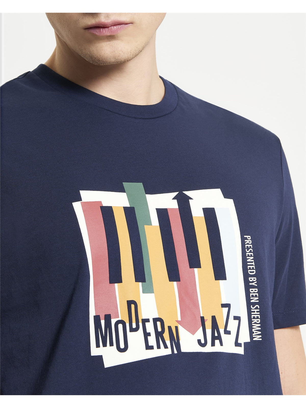 Ben Sherman T-Shirt - Modern Jazz - Dark Navy