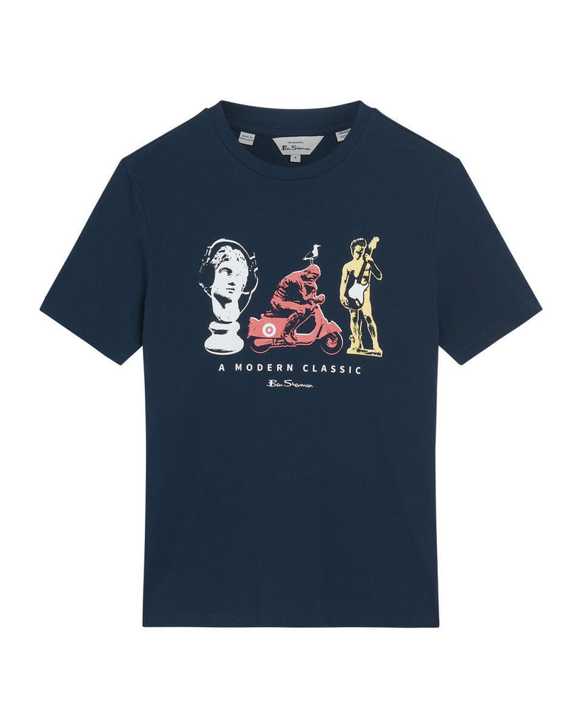 Ben Sherman T-shirt "Statue" - Dark Navy