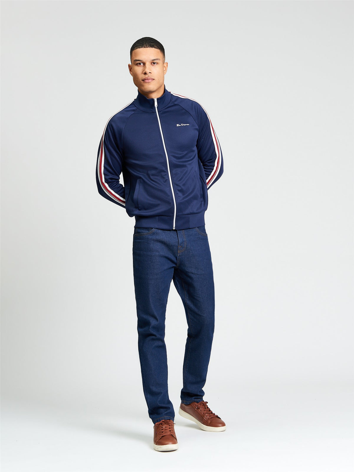 Ben Sherman - House Tape Track Top - Dark Navy