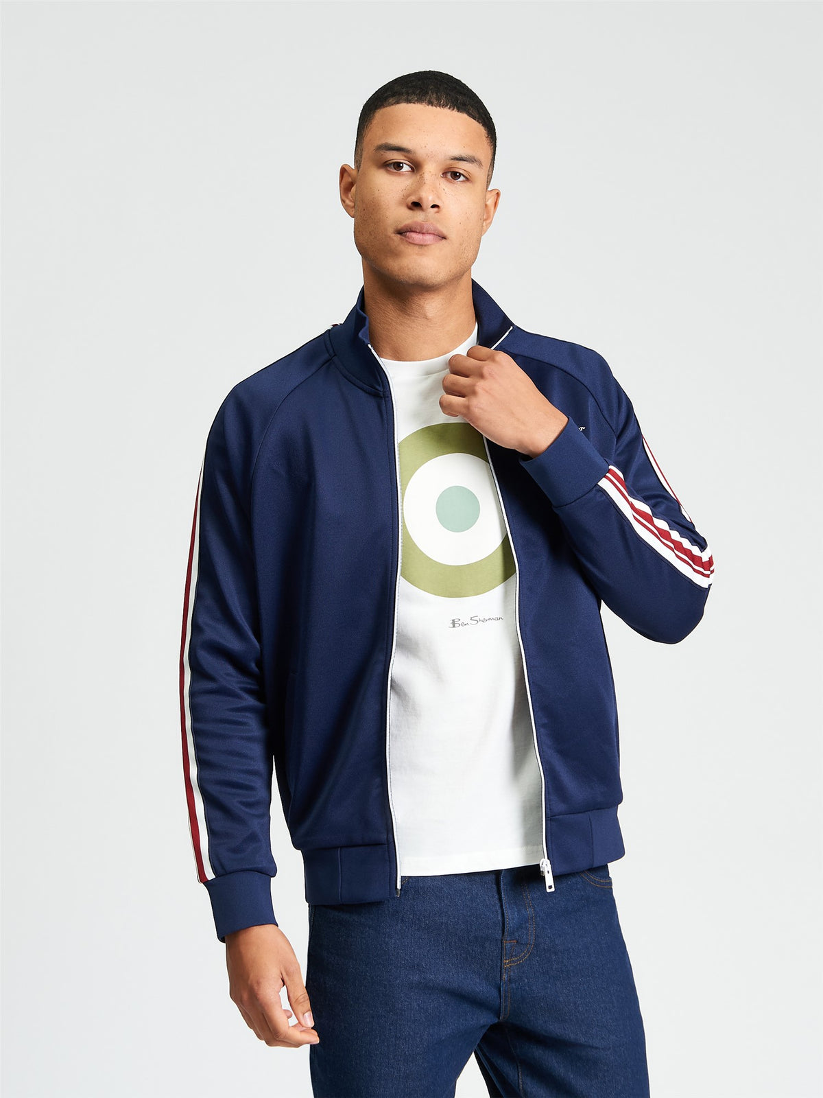 Ben Sherman - House Tape Track Top - Dark Navy