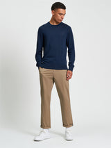 Ben Sherman Merino Crew Neck - Dark Navy