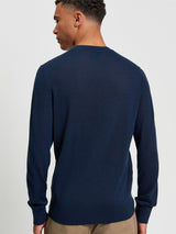 Ben Sherman Merino Crew Neck - Dark Navy