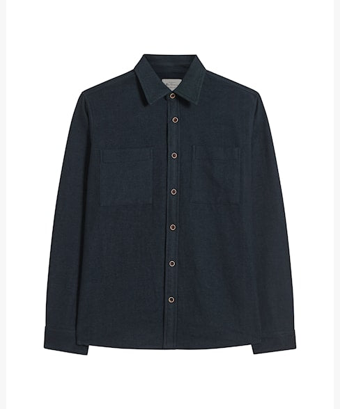 Ben Sherman Longsleeve Overshirt - Dark Green