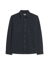 Ben Sherman Brushed Herringbone Overshirt in Dark Green
