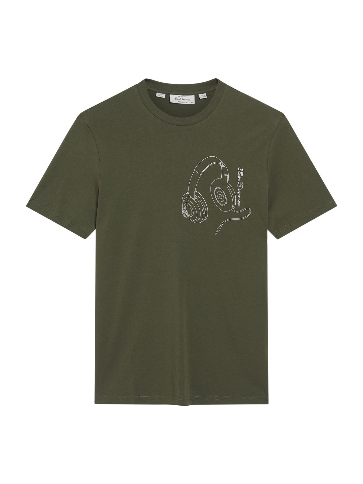 Ben Sherman T-Shirt "Headphone" - Khaki