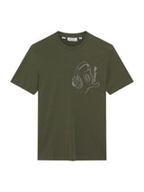 Ben Sherman T-Shirt "Headphone" - Khaki