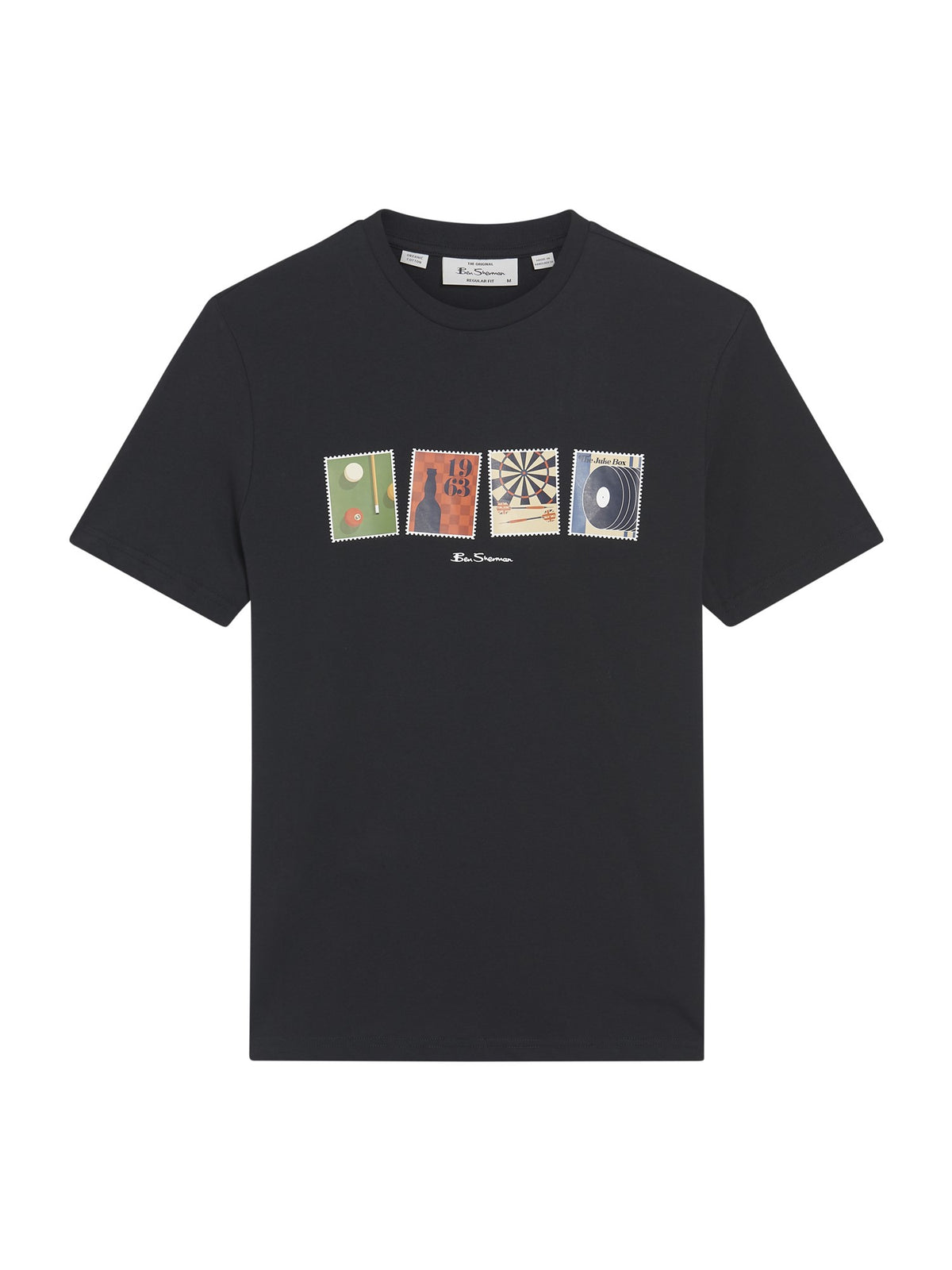 Ben Sherman T-shirt "Pub Sports" - Black