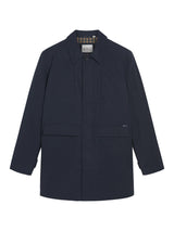 Ben Sherman Wax Car Coat in Dark Navy