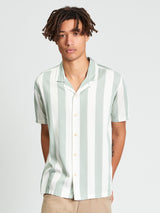 Ben Sherman Stripe Shirt - Litchen Green