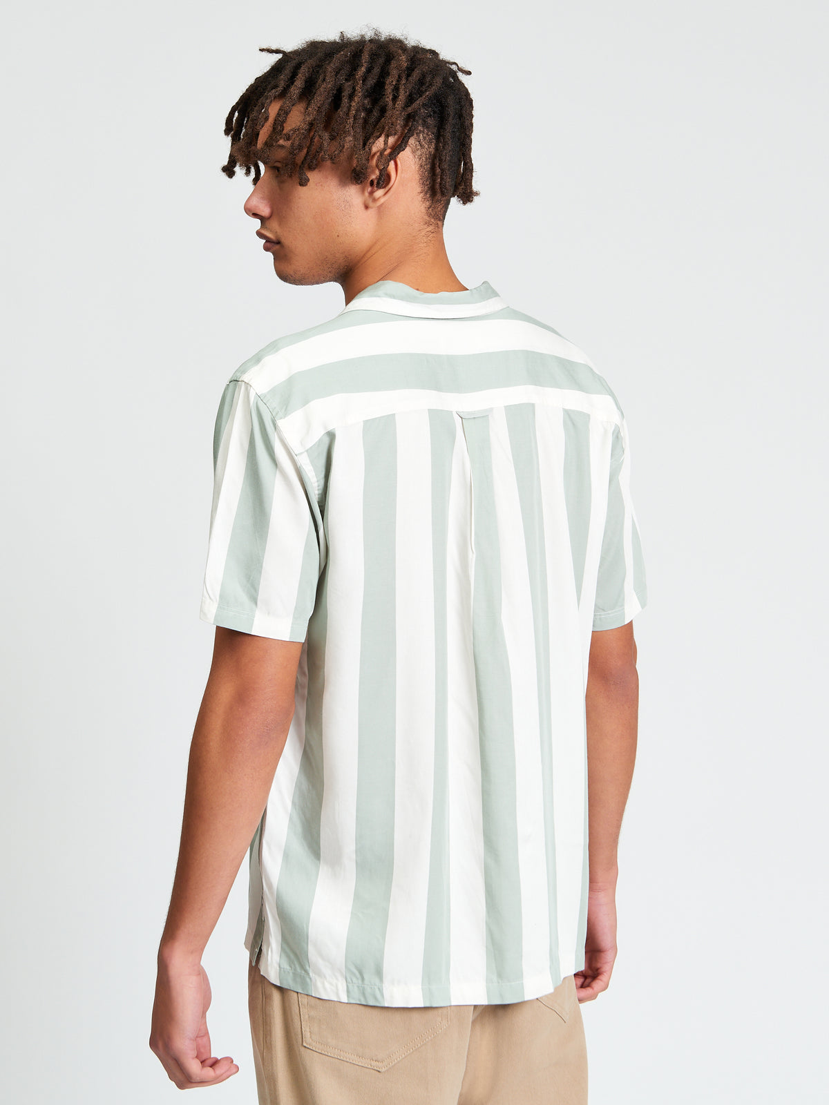 Ben Sherman Stripe Shirt - Litchen Green