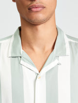 Ben Sherman Stripe Shirt - Litchen Green