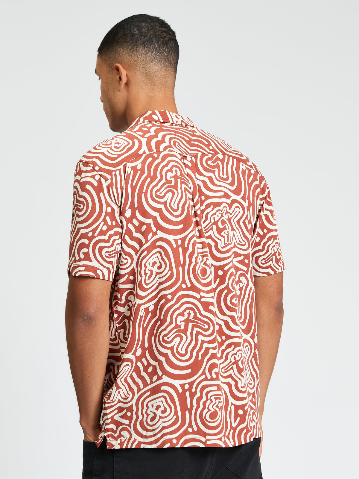 Ben Sherman Dancer Geo Shirt - Cinnamon