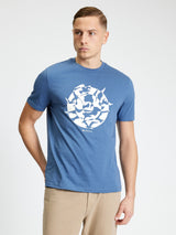 Ben Sherman T-shirt - Seagull Target Tee - Indigo