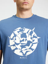 Ben Sherman T-shirt - Seagull Target Tee - Indigo