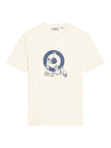 Ben Sherman T-shirt - Rascal Target Tee - Ivory