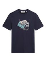 Ben Sherman T-shirt - Cassette 'My Generation' - Dark Navy