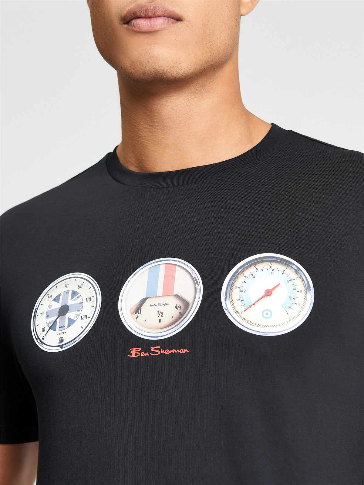 Ben Sherman T-shirt - Speed Tee - Black