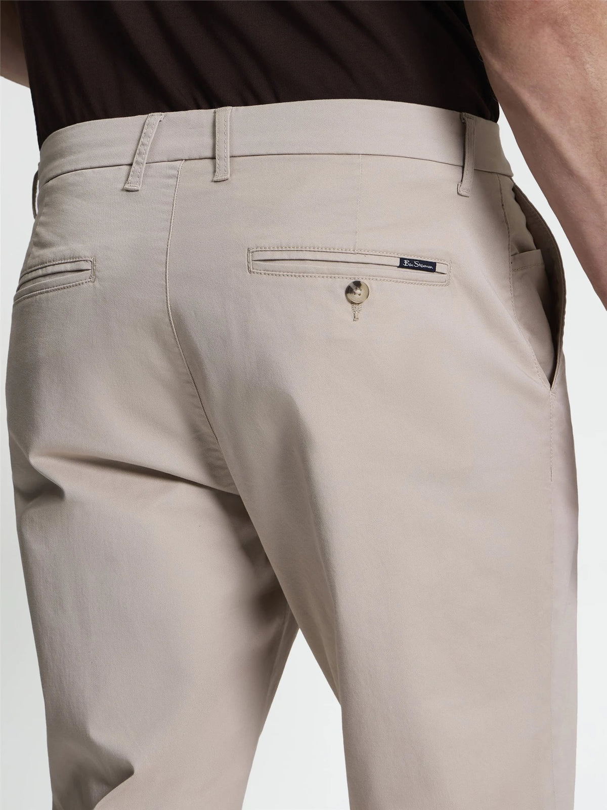 Ben Sherman Signature Stretch Chino - Stone