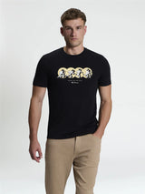 Ben Sherman T-shirt - Band on the run - Black
