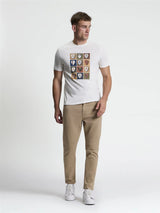 Ben Sherman T-shirt - Plectrum shirt - Ivory
