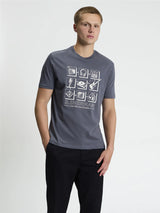 Ben Sherman T-shirt - Instruments - Slate