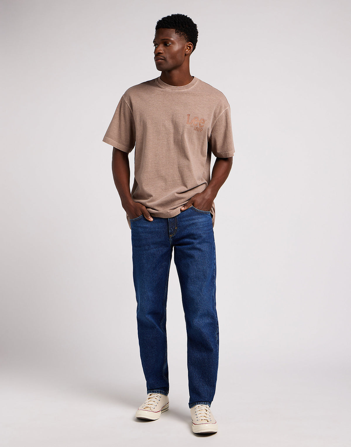 Lee Relaxed Tapered jeans OSCAR - BLUE NOSTALGIA