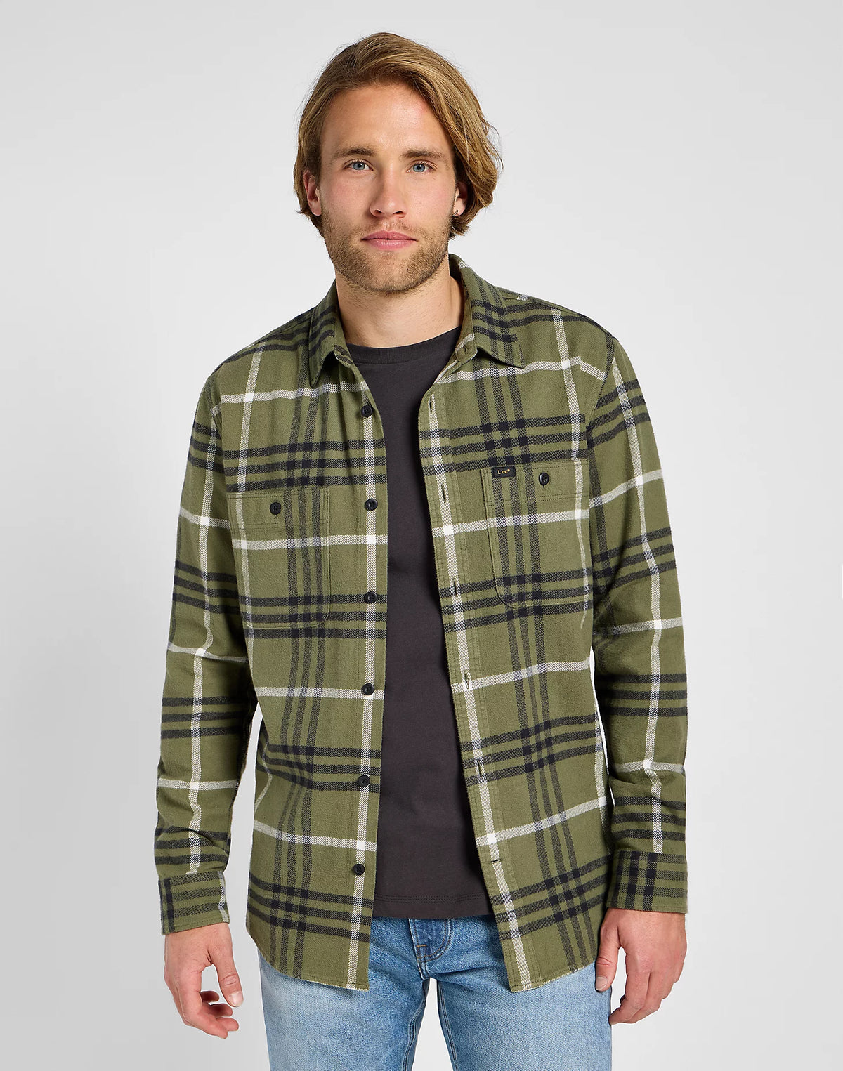 LEE WORKER SHIRT 2.0 - MERCANTILE GREEN