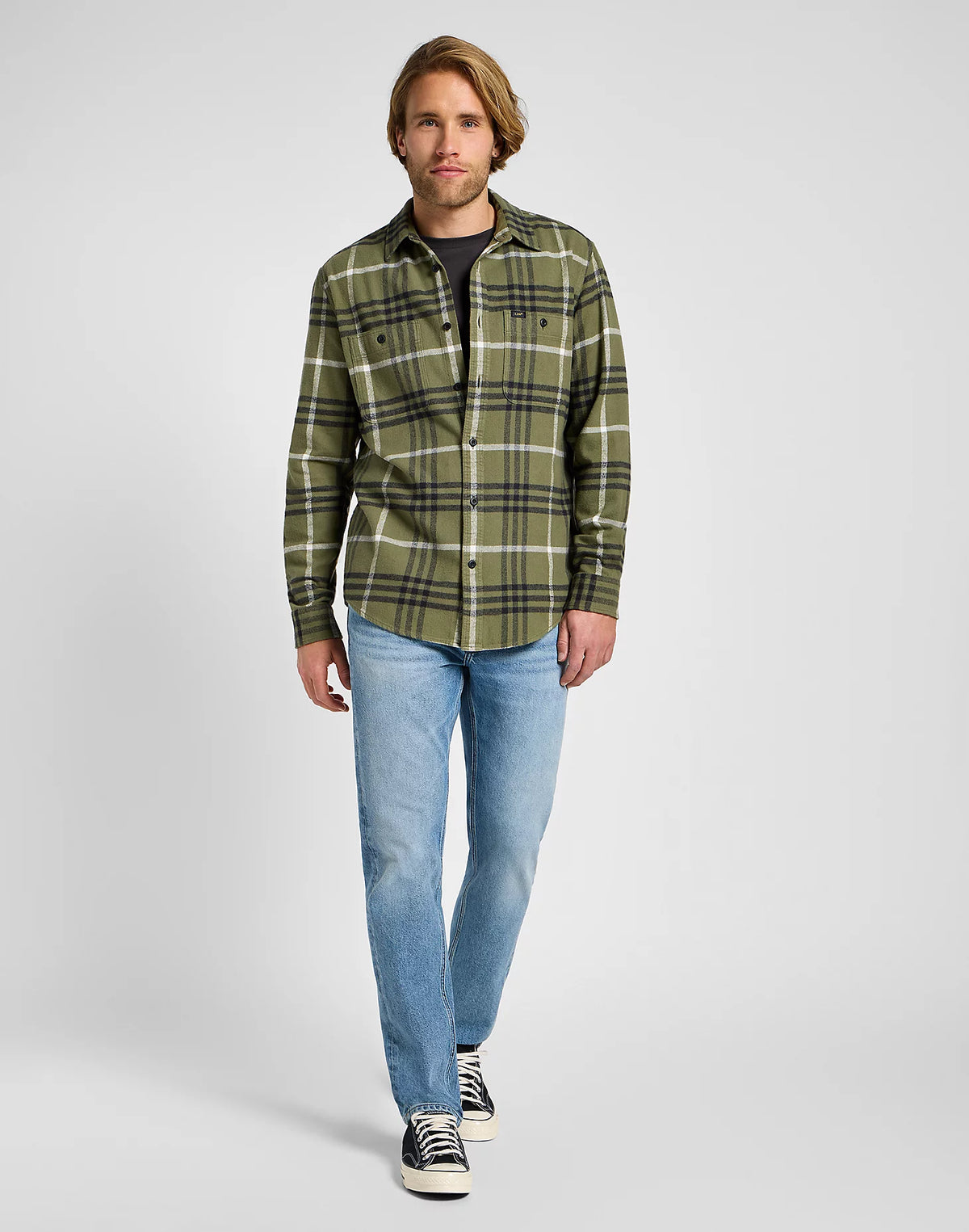 LEE WORKER SHIRT 2.0 - MERCANTILE GREEN