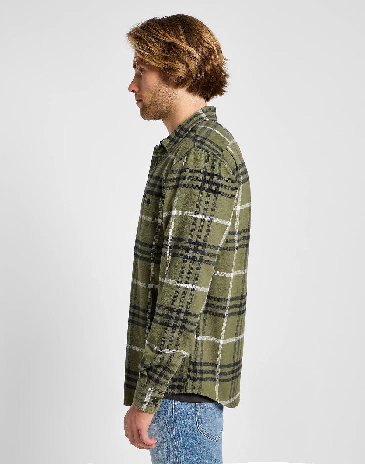 LEE WORKER SHIRT 2.0 - MERCANTILE GREEN