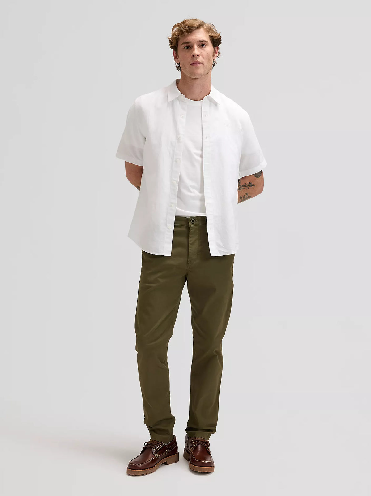 Lee Shirt - Regular Short sleeve - Bright White