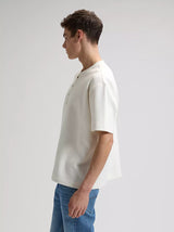 Lee T-shirt - Relaxed Henley Tee - Natural
