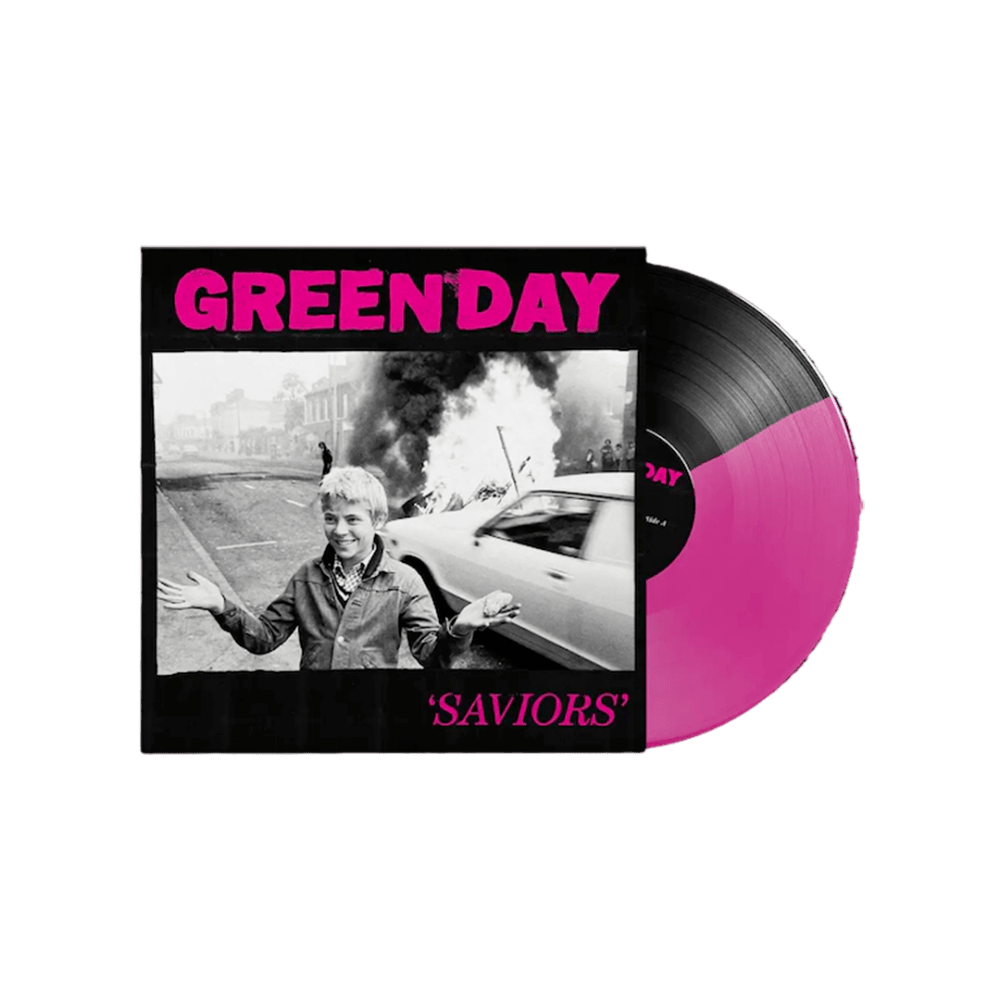 GREEN DAY  - SAVIORS (limited indie Black & Pink Vinyl)