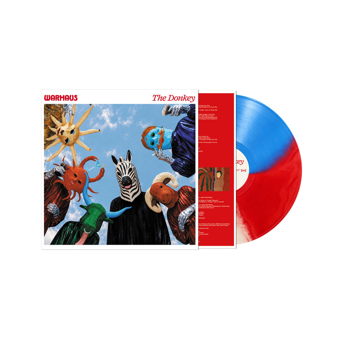 WARHAUS - THE DONKEY (Limited Indie TRI-Colour red/blue/white vinyl) (pre-order 15/01/2027)