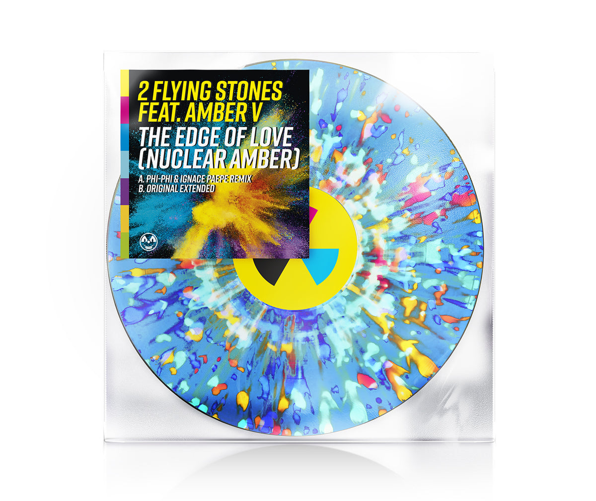 2 FLYING STONES - THE EDGE OF LOVE (Nuclear Amber 10")