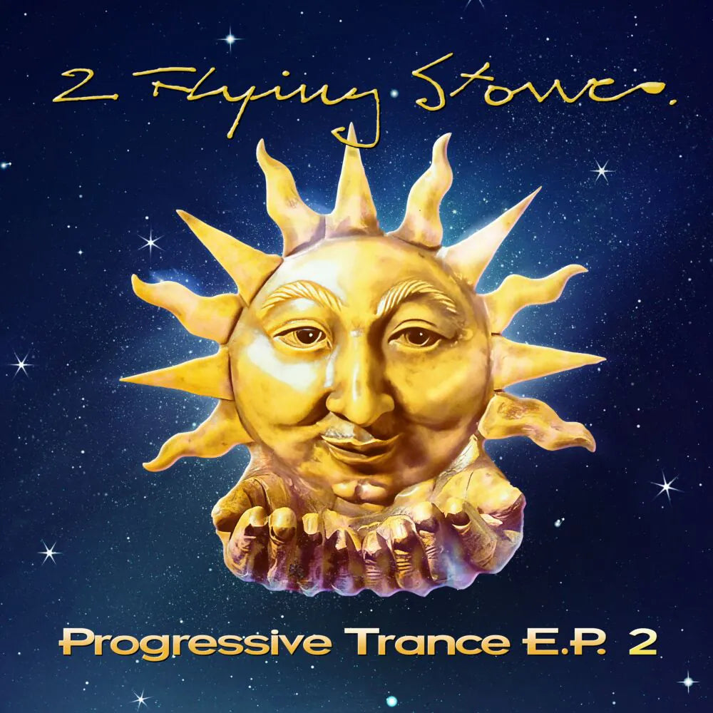 2 FLYING STONES - PROGRESSIVE TRANCE E.P. (PICTURE DISC 2 - Milky white + sticker)